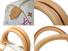 Load image into Gallery viewer, LOUIS VUITTON ルイヴィトン モノグラムマルチカラー スピーディ30 ハンドバッグ M92643 村上隆 ホワイト ゴールド金具 美品 中古 4c069188