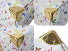 Load image into Gallery viewer, LOUIS VUITTON ルイヴィトン モノグラムマルチカラー スピーディ30 ハンドバッグ M92643 村上隆 ホワイト ゴールド金具 美品 中古 4c069188