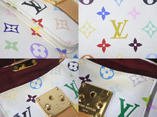 Load image into Gallery viewer, LOUIS VUITTON ルイヴィトン モノグラムマルチカラー スピーディ30 ハンドバッグ M92643 村上隆 ホワイト ゴールド金具 美品 中古 4c069188