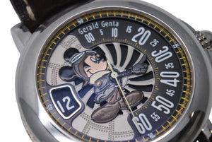 GERALD GENTA ジェラルド ジェンタ レトロファンタジー Mickey Aviator Pilot RSF.X.10 美品 中古 4c069190