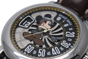 GERALD GENTA ジェラルド ジェンタ レトロファンタジー Mickey Aviator Pilot RSF.X.10 美品 中古 4c069190