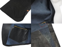 Load image into Gallery viewer, 極美品 eYe JUNYA WATANABE MAN アイジュンヤワタナベマン Levi’s リーバイス Wネームレザージャケット WN-J914-100 サイズXL ブラック 中古 4c069201