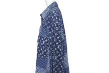 Load image into Gallery viewer, 極美品 LOUIS VUITTON ルイヴィトン NIGO モノグラムウェーブジャイアント ダミエフランネル長袖シャツ RM202M VJI HJS02W サイズXL 中古 4c069204