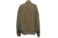 Load image into Gallery viewer, 極美品 DIOR ディオール STONE ISLAND ストーンアイランド ボンバージャケット 493C401A6263 サイズ54 ブラウン シルク ナイロン 中古 4c069205