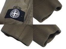Load image into Gallery viewer, 極美品 DIOR ディオール STONE ISLAND ストーンアイランド ボンバージャケット 493C401A6263 サイズ54 ブラウン シルク ナイロン 中古 4c069205