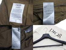 Load image into Gallery viewer, 極美品 DIOR ディオール STONE ISLAND ストーンアイランド ボンバージャケット 493C401A6263 サイズ54 ブラウン シルク ナイロン 中古 4c069205