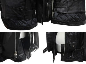 SACAI × Schott サカイ×ショット ダブルライダースジャケット 22-02875M サイズ4 ブラック ワンスター牛革 22AW 美品 中古 4c069206 