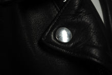 Load image into Gallery viewer, 極美品 UNDERCOVER ISM アンダーカバーイズム 後SWEAT切替レザー ライダースジャケット UI2B4205 サイズ4 牛革 ブラック 22AW 中古 4c069207