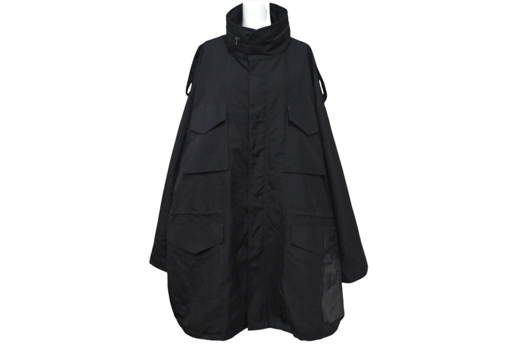 極美品 Maison Margiela メゾン マルジェラ INVITATION ZIP COAT インヴィテーション ジップコート S51AM0489 サイズ34 ブラック 中古 4c069208