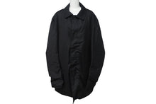 Load image into Gallery viewer, 極美品 Paul Harnden ポールハーデン マックコート ジャケット サイズM ストライプ 比翼ボタン ブラック ウール 中古 4c069213