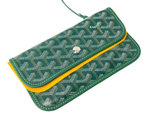 Load image into Gallery viewer, 新品未使用 GOYARD ゴヤール サンルイPM バッグ トートバッグ STLOUIPMLTY09CL09P PVC レザー ヘリンボーン グリーン 中古 4c069222