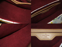 Load image into Gallery viewer, LOUIS VUITTON ルイヴィトン マリリンPM ハンドバッグ M40127 モノグラム マルチカラー ホワイト ゴールド金具 村上隆 美品 中古 4c069224