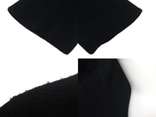Load image into Gallery viewer, CHROME HEARTS クロムハーツ クロスパッチ カーディガン ブラック CHクロス カシミヤ カーフスキン サイズM 美品 中古 4c069238