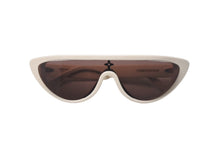 Load image into Gallery viewer, 極美品 LOUIS VUITTON ルイヴィトン サングラス LV スプリット Z2218U アイボリー アセテート サイズ132□00 135 中古 4c069239