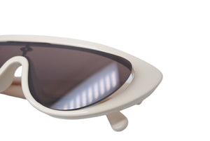 極美品 LOUIS VUITTON ルイヴィトン サングラス LV スプリット Z2218U アイボリー アセテート サイズ132□00 135 中古 4c069239
