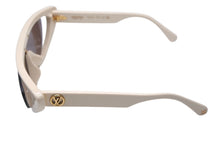 Load image into Gallery viewer, 極美品 LOUIS VUITTON ルイヴィトン サングラス LV スプリット Z2218U アイボリー アセテート サイズ132□00 135 中古 4c069239
