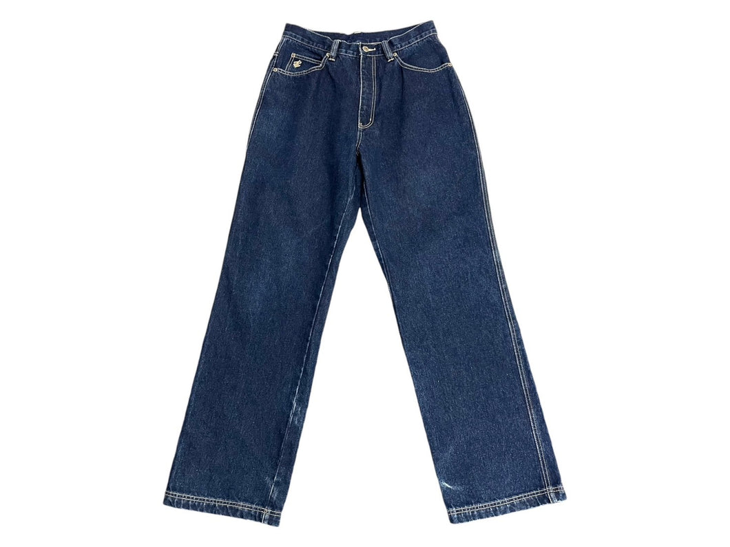 Rocawear ロカウェア デニム ブルー コットン 100% 刺繍 サイズ32 w34 美品 中古 4c069240