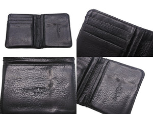 CHROME HEARTS クロムハーツ DR DIGIACOMO 二つ折り財布 ブラック レザー シルバー925 シルバー金具 美品 中古 4c069247