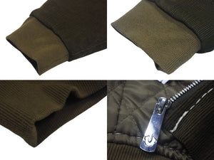 TRUE RELIGION トゥルーレリジョン コーデュロイフードジャケット サイズL オリーブ コットン 刺繍 美品 中古 4c069248