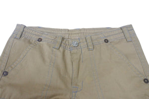 TRUE RELIGION トゥルーレリジョン カーゴパンツ サイズ34 ベージュ コットン 刺繍 ヴィンテージ 美品 中古 4c069250