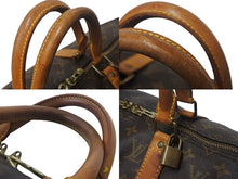 Load image into Gallery viewer, LOUIS VUITTON ルイヴィトン モノグラム キーポル50 ボストンバッグ M41426 PVC レザー ブラウン 良品 中古 4c069255
