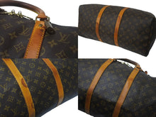 Load image into Gallery viewer, LOUIS VUITTON ルイヴィトン モノグラム キーポル50 ボストンバッグ M41426 PVC レザー ブラウン 良品 中古 4c069255