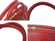 Load image into Gallery viewer, LOUIS VUITTON ルイヴィトン ジャスミン M52087 ハンドバッグ レッド ゴールド金具 エピレザー 美品 中古 4c069259
