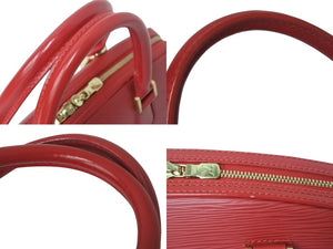 LOUIS VUITTON ルイヴィトン ジャスミン M52087 ハンドバッグ レッド ゴールド金具 エピレザー 美品 中古 4c069259