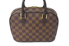 Load image into Gallery viewer, LOUIS VUITTON ルイヴィトン サリア ミニ ハンドバッグ ダミエ ブラウン N51286 PVCレザー 美品 中古 4c069260