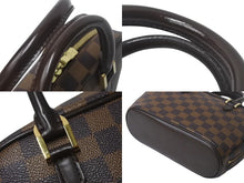 Load image into Gallery viewer, LOUIS VUITTON ルイヴィトン サリア ミニ ハンドバッグ ダミエ ブラウン N51286 PVCレザー 美品 中古 4c069260