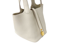 Load image into Gallery viewer, HERMES エルメス ピコタンロックPM U刻印 18 トリヨンクレマンス ナタ ハンドバッグ 美品 中古 4c069265