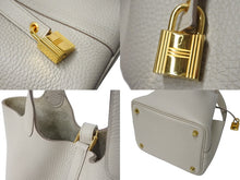Load image into Gallery viewer, HERMES エルメス ピコタンロックPM U刻印 18 トリヨンクレマンス ナタ ハンドバッグ 美品 中古 4c069265