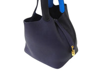 Load image into Gallery viewer, 極美品 HERMES エルメス ピコタンロックMM ハンドバッグ Y刻印 トリヨンクレマンス ブルーニュイ ブルーザンジバル 中古 4c069267