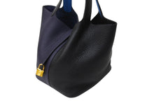 Load image into Gallery viewer, 極美品 HERMES エルメス ピコタンロックMM ハンドバッグ Y刻印 トリヨンクレマンス ブルーニュイ ブルーザンジバル 中古 4c069267