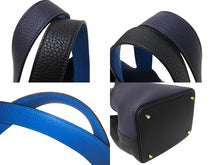 Load image into Gallery viewer, 極美品 HERMES エルメス ピコタンロックMM ハンドバッグ Y刻印 トリヨンクレマンス ブルーニュイ ブルーザンジバル 中古 4c069267