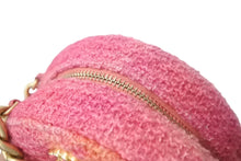 Load image into Gallery viewer, 極美品 CHANEL シャネル シャネル19 ラウンド チェーンショルダーバッグ 30番台 ツイード ピンク オレンジ ココマーク 中古 4c069269