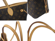 Load image into Gallery viewer, 極美品 LOUIS VUITTON ルイヴィトン モノグラム ネヴァーフルMM M40995 ブラウン PVC レザー 中古 4c069270