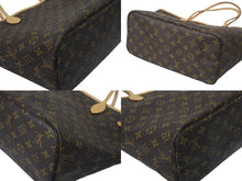 Load image into Gallery viewer, 極美品 LOUIS VUITTON ルイヴィトン モノグラム ネヴァーフルMM M40995 ブラウン PVC レザー 中古 4c069270