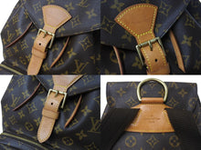 Load image into Gallery viewer, LOUIS VUITTON ルイヴィトン モンスリGM バックパック リュックサック モノグラム M51135 良品 中古 4c069272