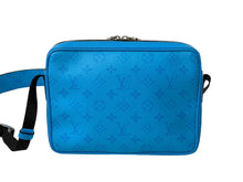 Load image into Gallery viewer, LOUIS VUITTON ルイヴィトン タイガラマ アウトドア メッセンジャーPM ショルダーバッグ M30429 ブルー ブラック 美品 中古 4c069282