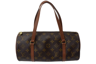 LOUIS VUITTON ルイヴィトン パピヨンGM 横幅30cm ハンドバッグ M51365 モノグラム 筒型 旧型 ゴールド金具 美品 中古 4c069285