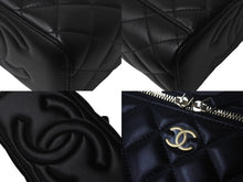 Load image into Gallery viewer, 新品未使用 CHANEL シャネル チェーンショルダーバッグ 2WAYバニティバッグ AP2199 ココマーク ランダム番台 ブラック ラムスキン 中古 4c069288