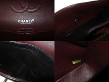 Load image into Gallery viewer, CHANEL シャネル マトラッセ25 Wチェーンショルダーバッグ Wフラップ ココマーク 6番台 ラムスキン ブラック シルバー金具 美品 中古 4c069291