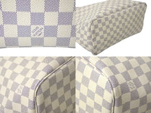Load image into Gallery viewer, LOUIS VUITTON 新型 ルイヴィトン ネヴァーフルMM ハンドバッグ N41361 ダミエアズールキャンバス ホワイト 美品 中古 4c069293