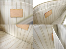 Load image into Gallery viewer, LOUIS VUITTON 新型 ルイヴィトン ネヴァーフルMM ハンドバッグ N41361 ダミエアズールキャンバス ホワイト 美品 中古 4c069293