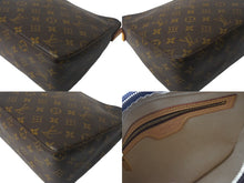 Load image into Gallery viewer, LOUIS VUITTON ルイヴィトン モノグラム ルーピングMM ハンドバッグ M51146 ゴールド金具 ブラウン ロゴ ワンショルダー 美品 中古 4c069294