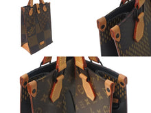 Load image into Gallery viewer, LOUIS VUITTON ルイヴィトン ダミエ ジャイアント NIGOコラボ N40355 ブラウン ハンドバック 中古 美品 4c069295