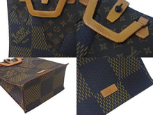 Load image into Gallery viewer, LOUIS VUITTON ルイヴィトン ダミエ ジャイアント NIGOコラボ N40355 ブラウン ハンドバック 中古 美品 4c069295