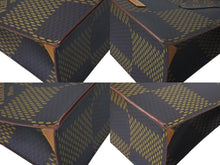 Load image into Gallery viewer, LOUIS VUITTON ルイヴィトン ダミエ ジャイアント NIGOコラボ N40355 ブラウン ハンドバック 中古 美品 4c069295
