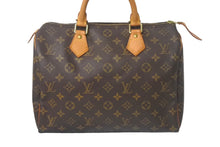 Load image into Gallery viewer, LOUIS VUITTON ルイ ヴィトン スピーディ30 ハンドバッグ M41526 旧型 モノグラムキャンバス ブラウン 美品 中古 4c069301